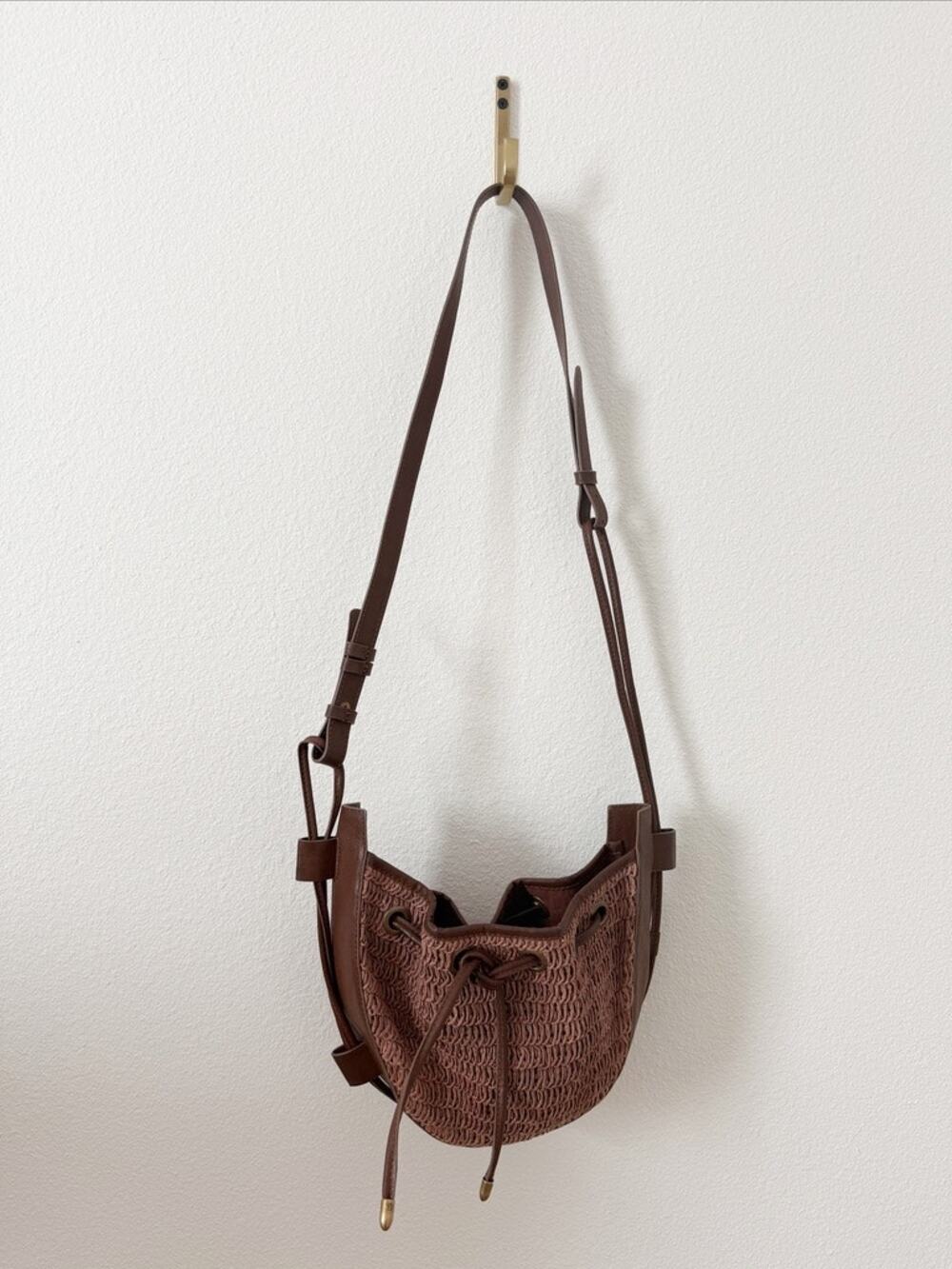 Free People Cabana Crossbody Bag Brown
